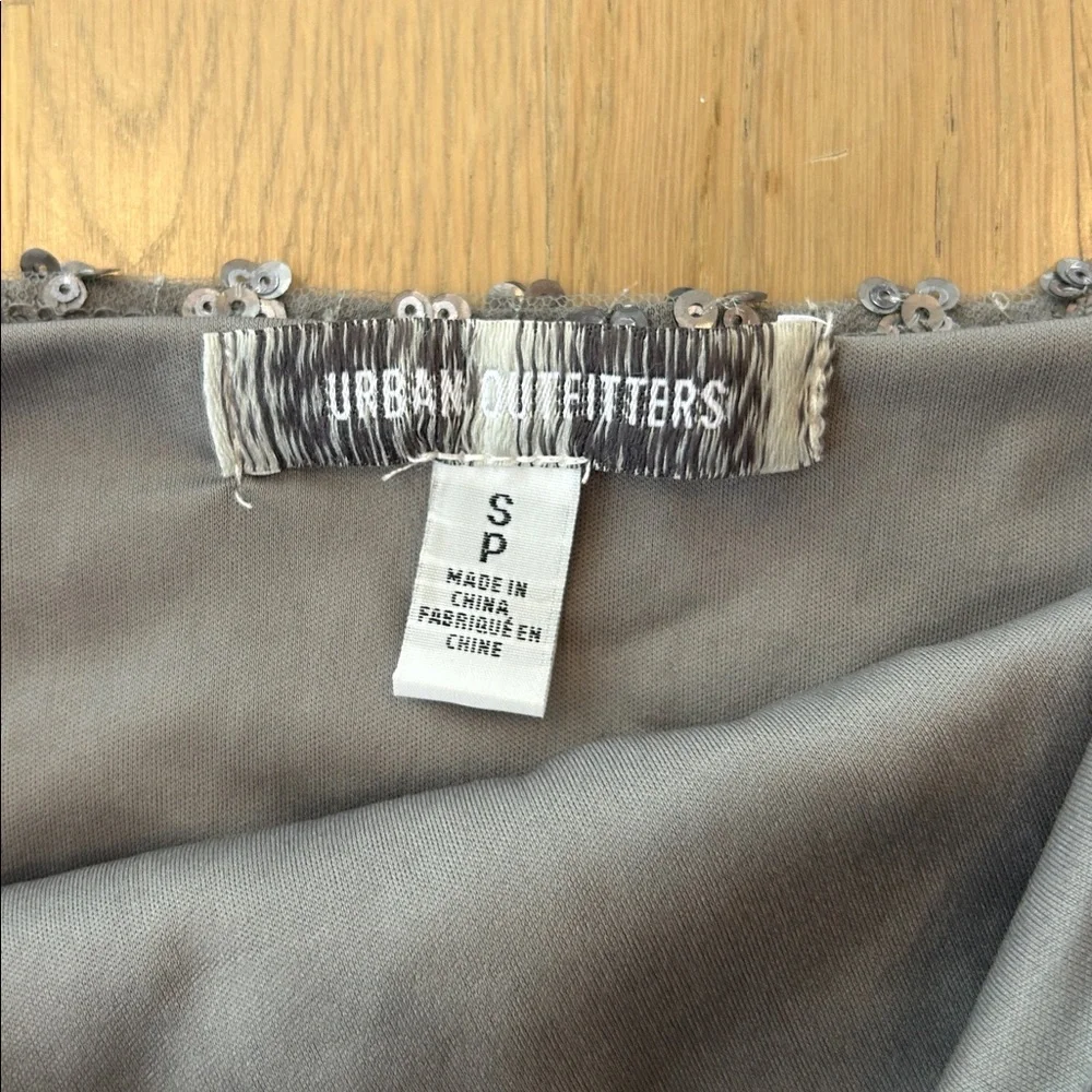 Urban Outfitters Gray Sequin tube top - Picture 2 of 3